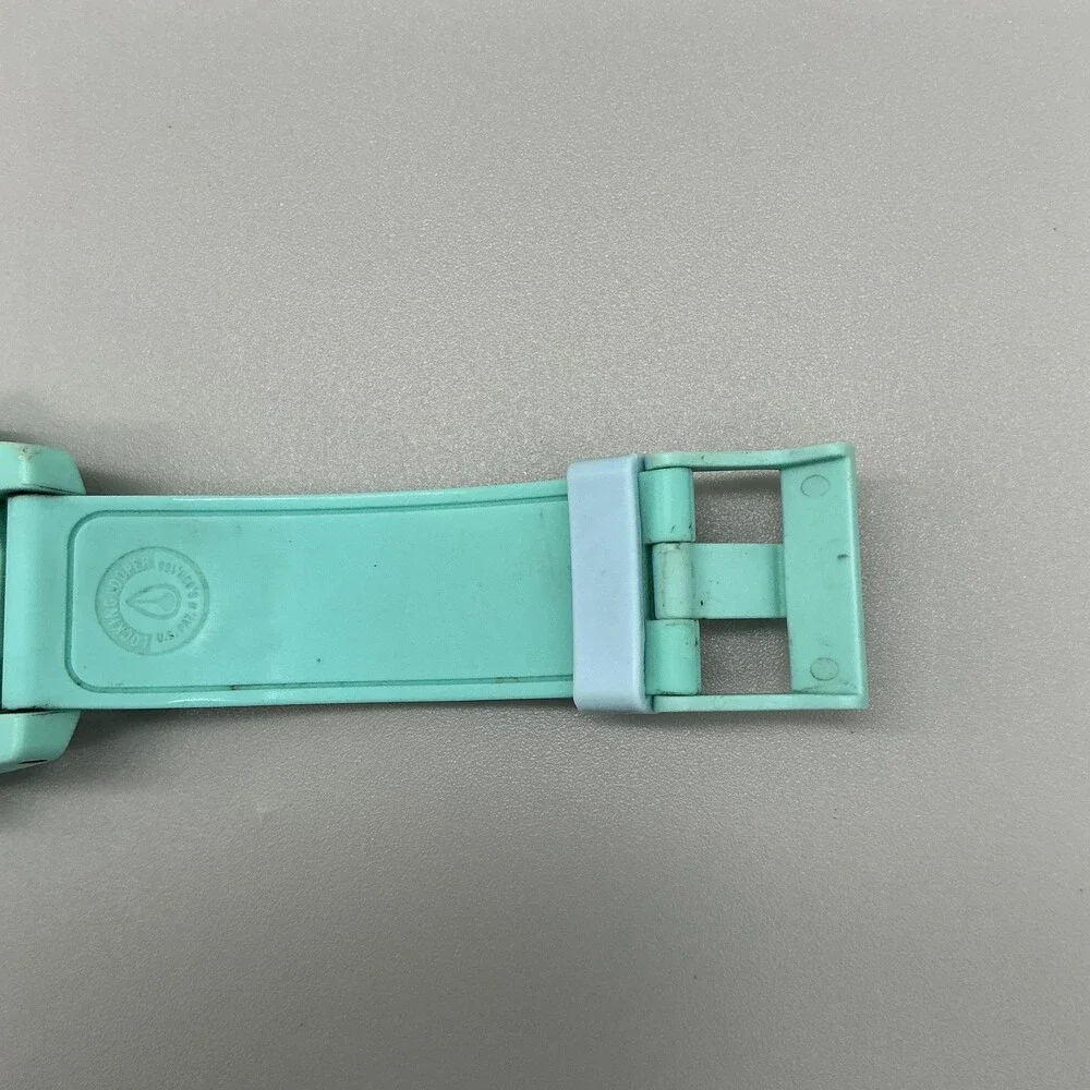 Nixon The Unit 40 Mens Watch 43mm Gray Digital Dial Green 100m New Battery
